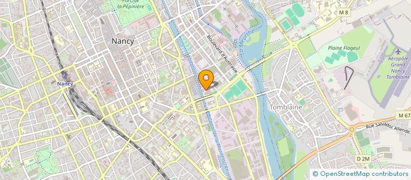 localisation de l'entreprise L'URSUS  NANCY