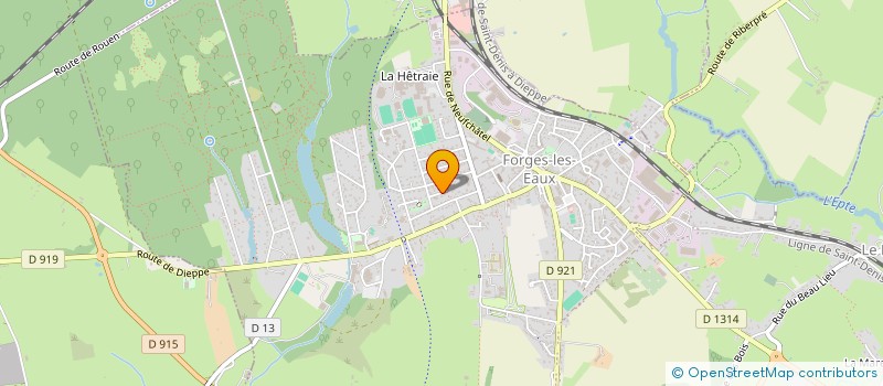 localisation de l'entreprise L'USAGE DU MONDE  FORGES-LES-EAUX