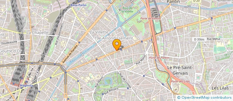 localisation de l'entreprise L'USINAGE MECANIQUE PRECISION à PARIS