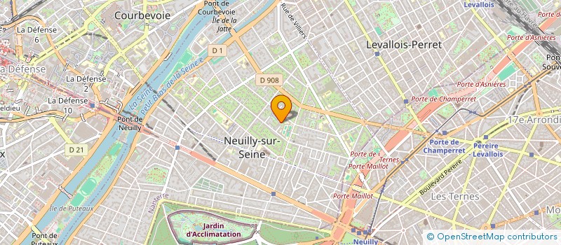 localisation de l'entreprise L' USINE 2 à NEUILLY-SUR-SEINE