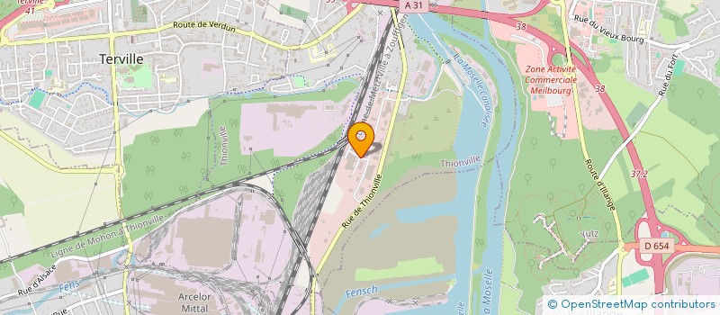 localisation de l'entreprise L' USINE  THIONVILLE