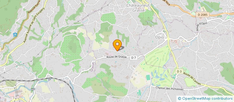localisation de l'entreprise L'USINE  CHATEAUNEUF-GRASSE