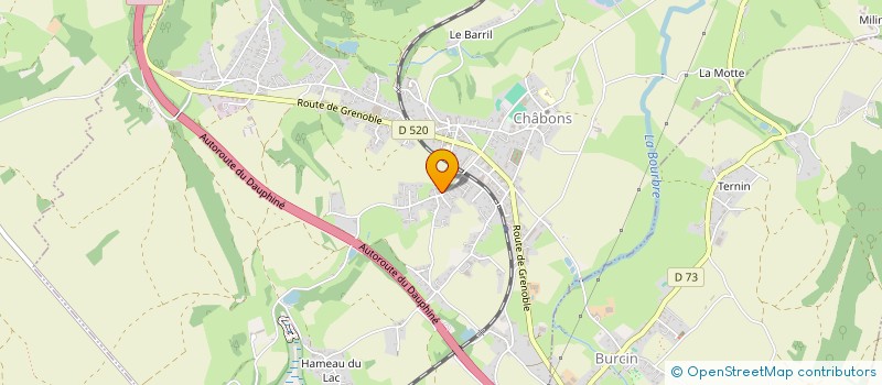 localisation de l'entreprise L'USINE  CHABONS