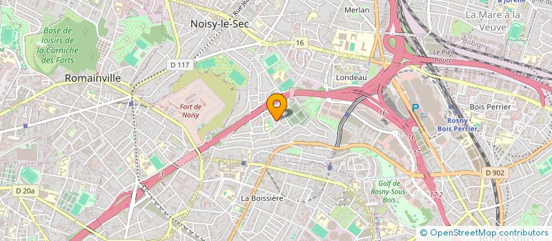 localisation de l'entreprise L USINE 93 à NOISY-LE-SEC