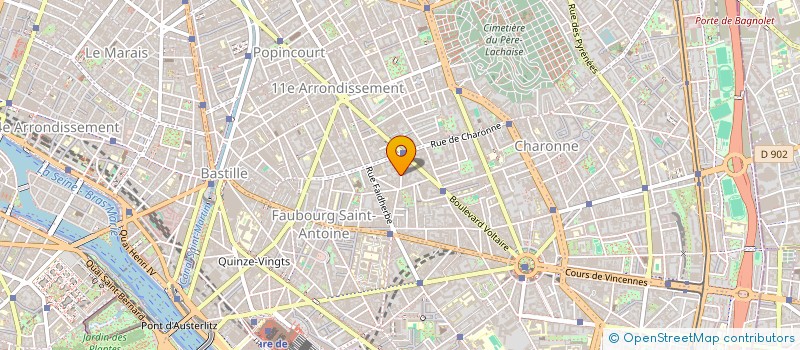 localisation de l'entreprise L'USINE A LIEGES  PARIS