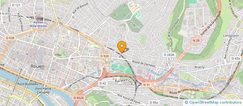 localisation de l'entreprise L'USINE A PINGOUINS à ROUEN