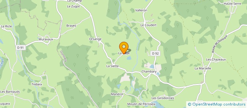 localisation de l'entreprise L'USINE A REVES à DONTREIX