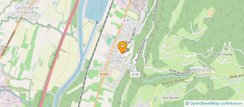 localisation de l'entreprise L'USINE A SCRAP  LE CHEYLAS