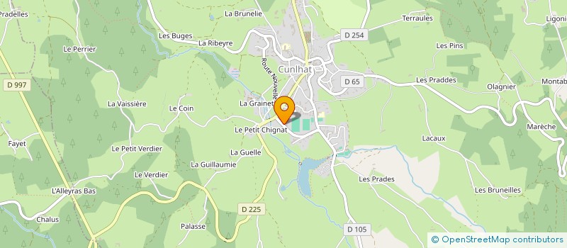 localisation de l'entreprise L USINE A SONS  CUNLHAT