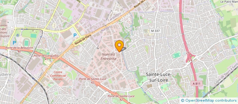 localisation de l'entreprise L'USINE ARPR à NANTES