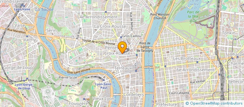 localisation de l'entreprise L'USINE EPHEMERE à LYON