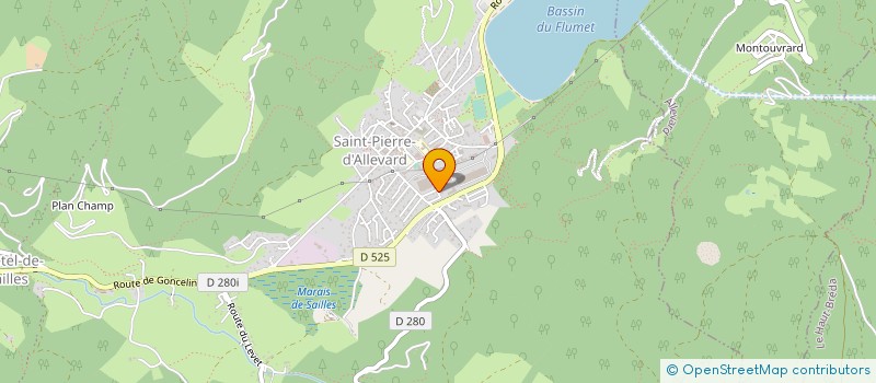 localisation de l'entreprise L'USINE ROBOTICS à CRETS EN BELLEDONNE