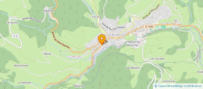 localisation de l'entreprise L'UTILE BPAP  BOURG-ARGENTAL