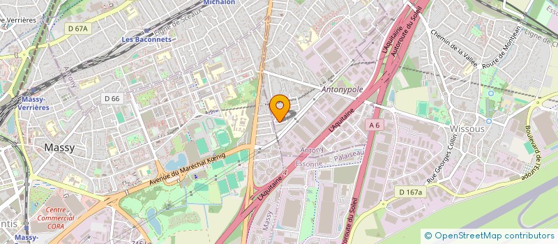 localisation de l'entreprise L'UTILITAIRE à ANTONY