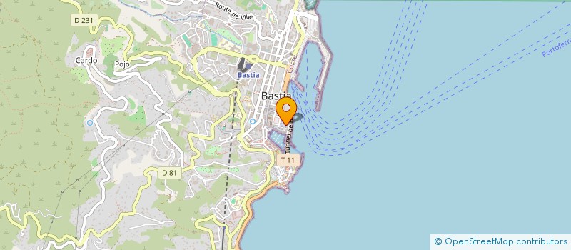 localisation de l'entreprise L'UVA à BASTIA