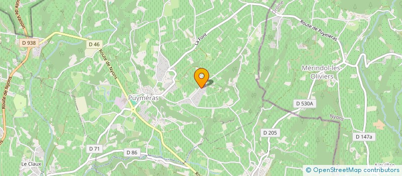 localisation de l'entreprise L'UVRIER TYPOGRAPHE  PUYMERAS