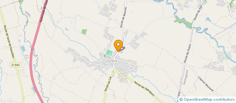 localisation de l'entreprise L'UZEINOISE  UZEIN