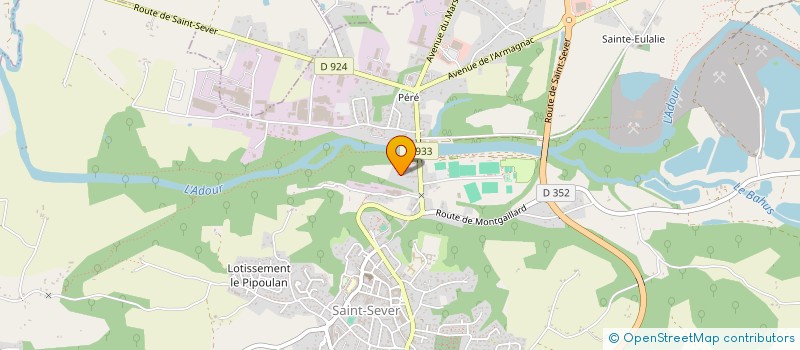 localisation de l'entreprise L UZINE A GAZ à SAINT-SEVER