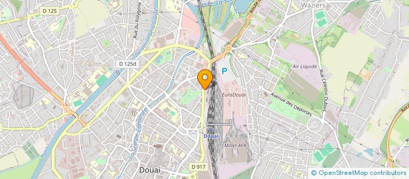 localisation de l'entreprise L'V ANIMA à DOUAI