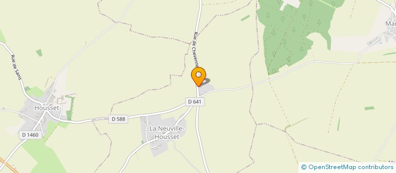 localisation de l'entreprise L V CALCAIRE à LA NEUVILLE-HOUSSET