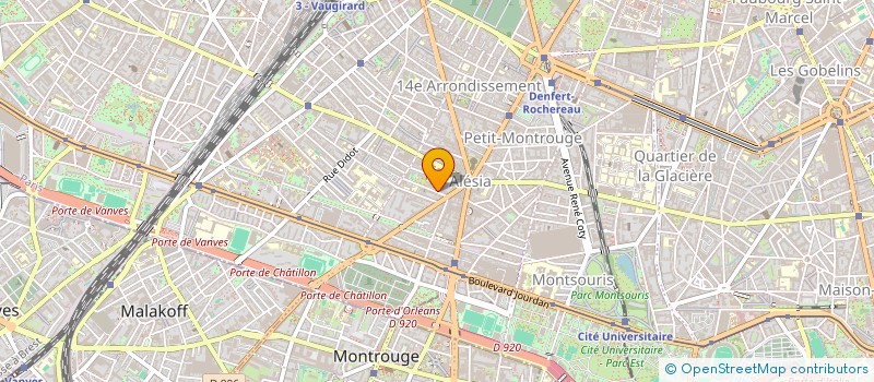 localisation de l'entreprise L.V CO.  PARIS