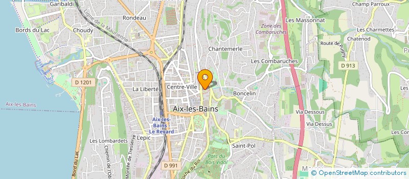 localisation de l'entreprise L.V.D.P à GRESY-SUR-AIX