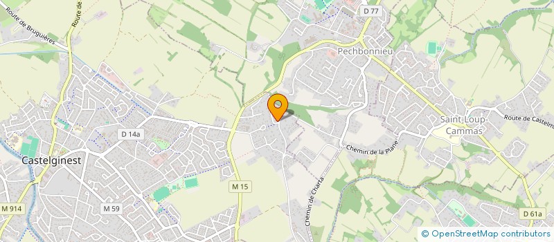 localisation de l'entreprise L.V.E. 31  CASTELGINEST