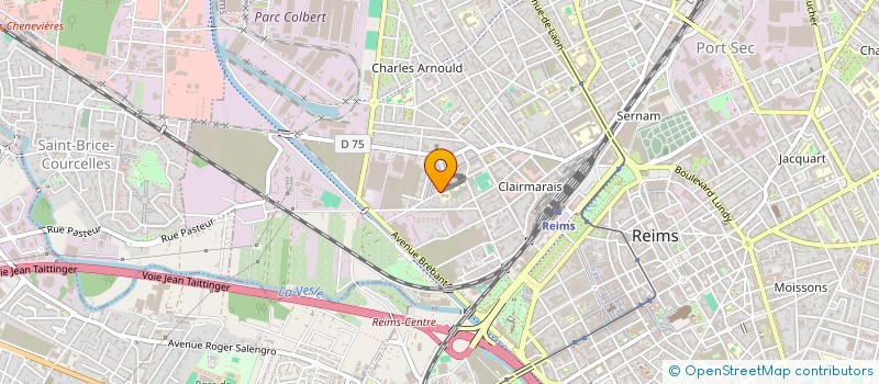 localisation de l'entreprise L V ELECTRONIQUE à REIMS
