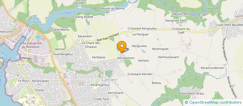 localisation de l'entreprise L V F  SAINT-CLAUDE-DE-DIRAY