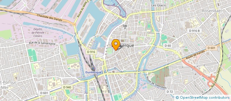 localisation de l'entreprise L.V.F.O'RIGINALE DIFFUSION à DUNKERQUE