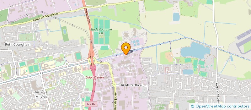 localisation de l'entreprise L.V.H. NUMERIQUE  CALAIS