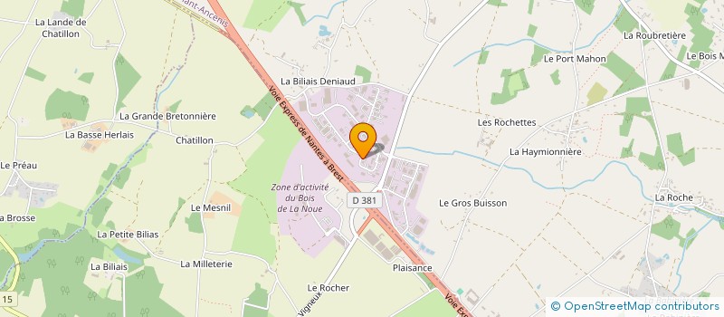 localisation de l'entreprise L V I à VIGNEUX-DE-BRETAGNE