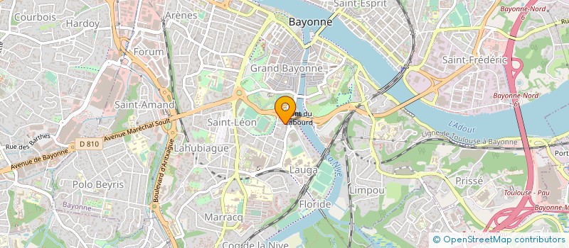 localisation de l'entreprise L.V IMMOBILIER  BAYONNE