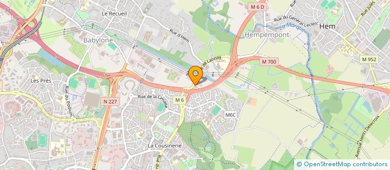 localisation de l'entreprise L.V IMMOBILIER  VILLENEUVE-D'ASCQ