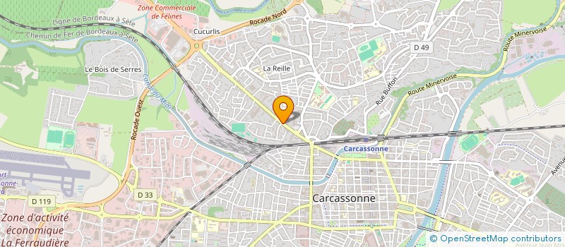 localisation de l'entreprise L V L à CARCASSONNE