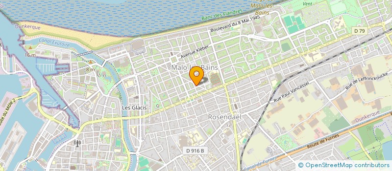 localisation de l'entreprise L V M à DUNKERQUE