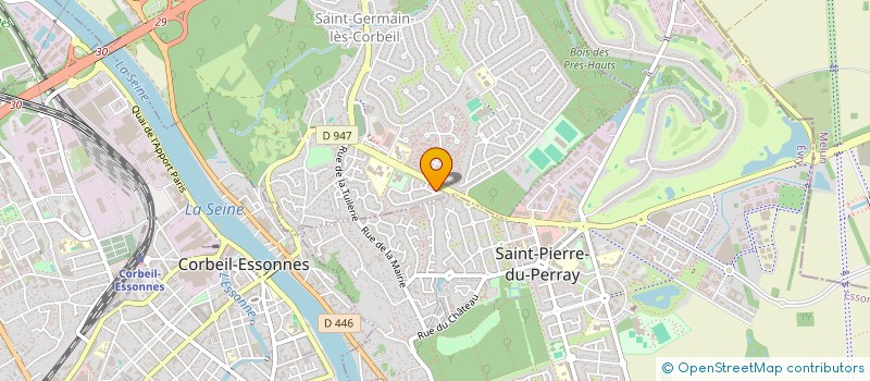 localisation de l'entreprise L V M DECORS  SAINT-GERMAIN-LES-CORBEIL