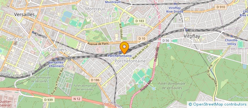 localisation de l'entreprise L.V.M.I DISTRIBUTION à VERSAILLES