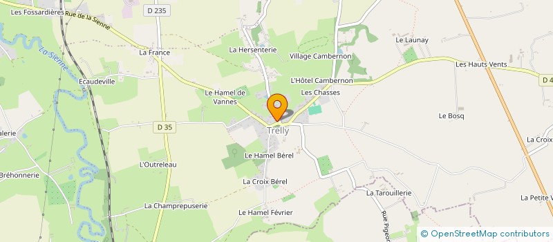 localisation de l'entreprise L.V.M.S - LES VIEILLES MECANIQUES DE LA SIENNE  QUETTREVILLE-SUR-SIENNE