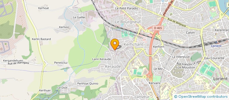 localisation de l'entreprise L.V.M. SERVICES  LORIENT