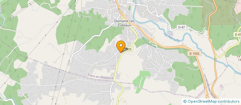 localisation de l'entreprise L.V MENUISERIES à TRANS-EN-PROVENCE