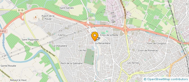 localisation de l'entreprise L.V.OE.  BEZIERS