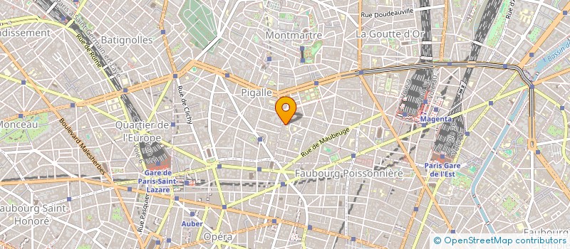 localisation de l'entreprise L.V.P. à PARIS