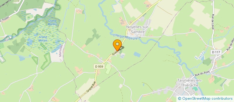 localisation de l'entreprise L.V.P. BAT  MAROILLES