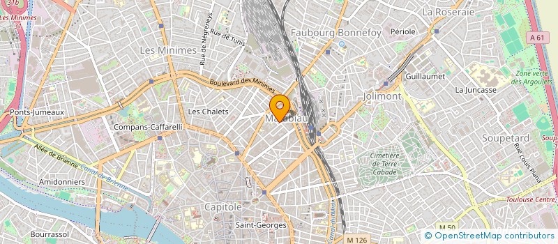 localisation de l'entreprise L.V PATRIMOINE CONSEIL  TOULOUSE