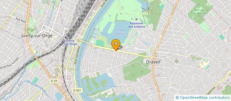localisation de l'entreprise L V PLAQUISTE à DRAVEIL