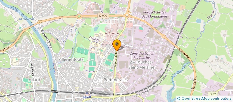 localisation de l'entreprise L.V.R. à LAVAL