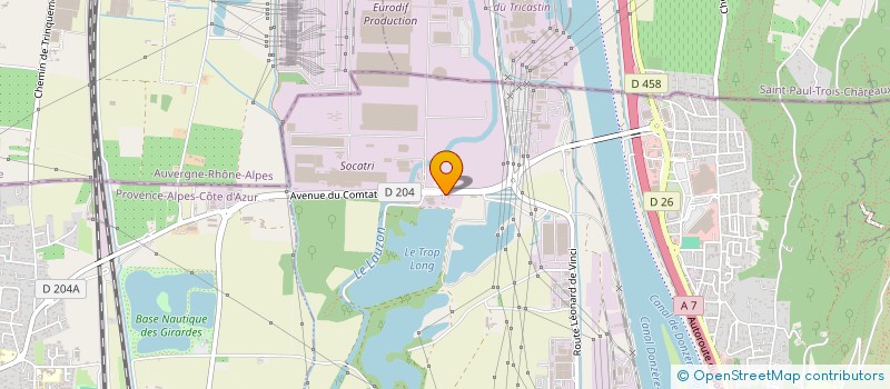 localisation de l'entreprise L.V.R IMMOBILIER  BOLLENE