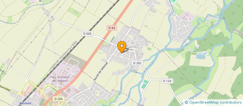 localisation de l'entreprise L.V.R. SA à SERMERSHEIM