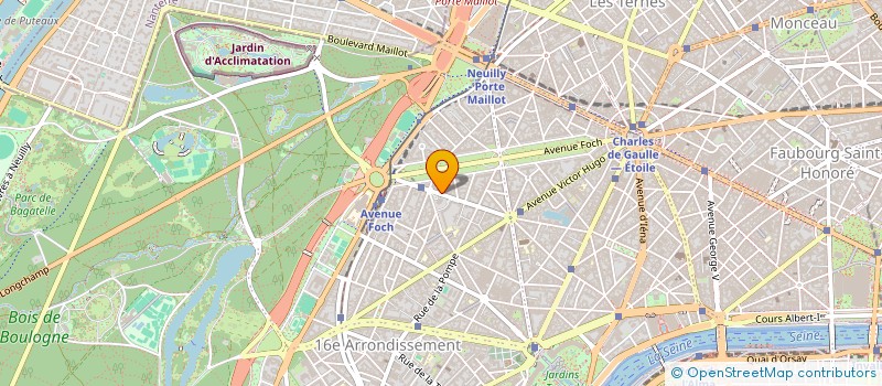 localisation de l'entreprise L.V.S.  PARIS